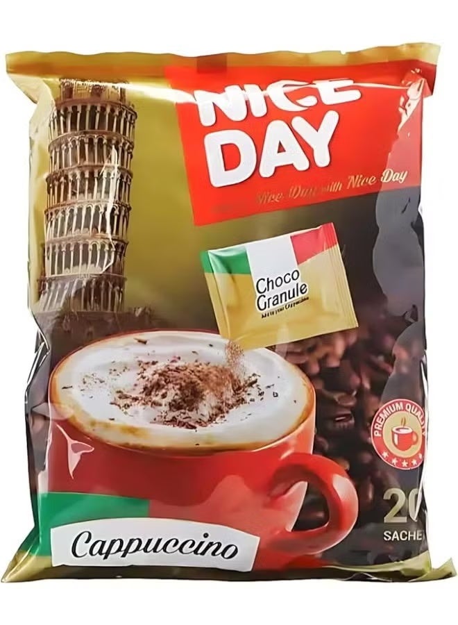 نايس داي قهوة كابتشينو من نايس داي، 20 كيس × 25 غرام - Image 1